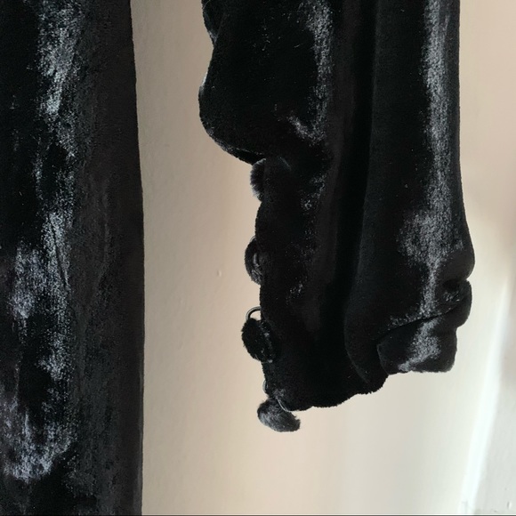 Vintage Badgley Mischka 90s black beaded evening gown - Picture 10 of 16